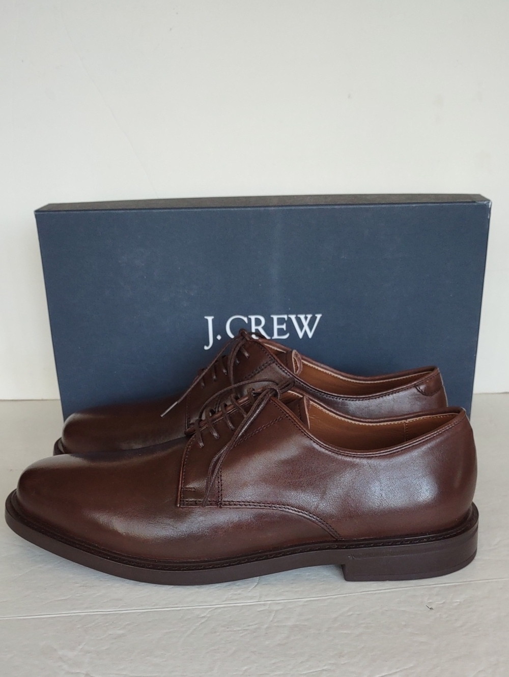 BRAND NEW J.CREW LEATHER LACE- UP